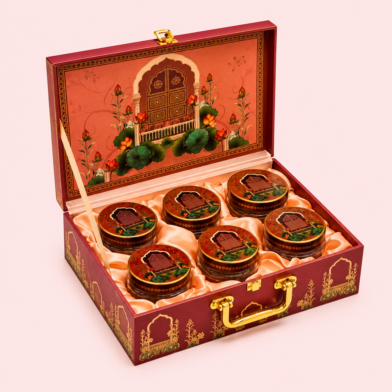 6 Jar Dry Fruit Box